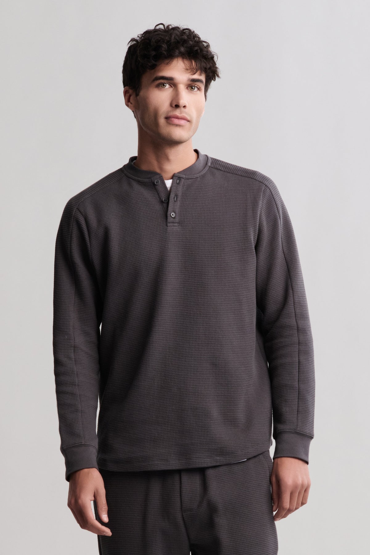 Waffle Thermal Henley
