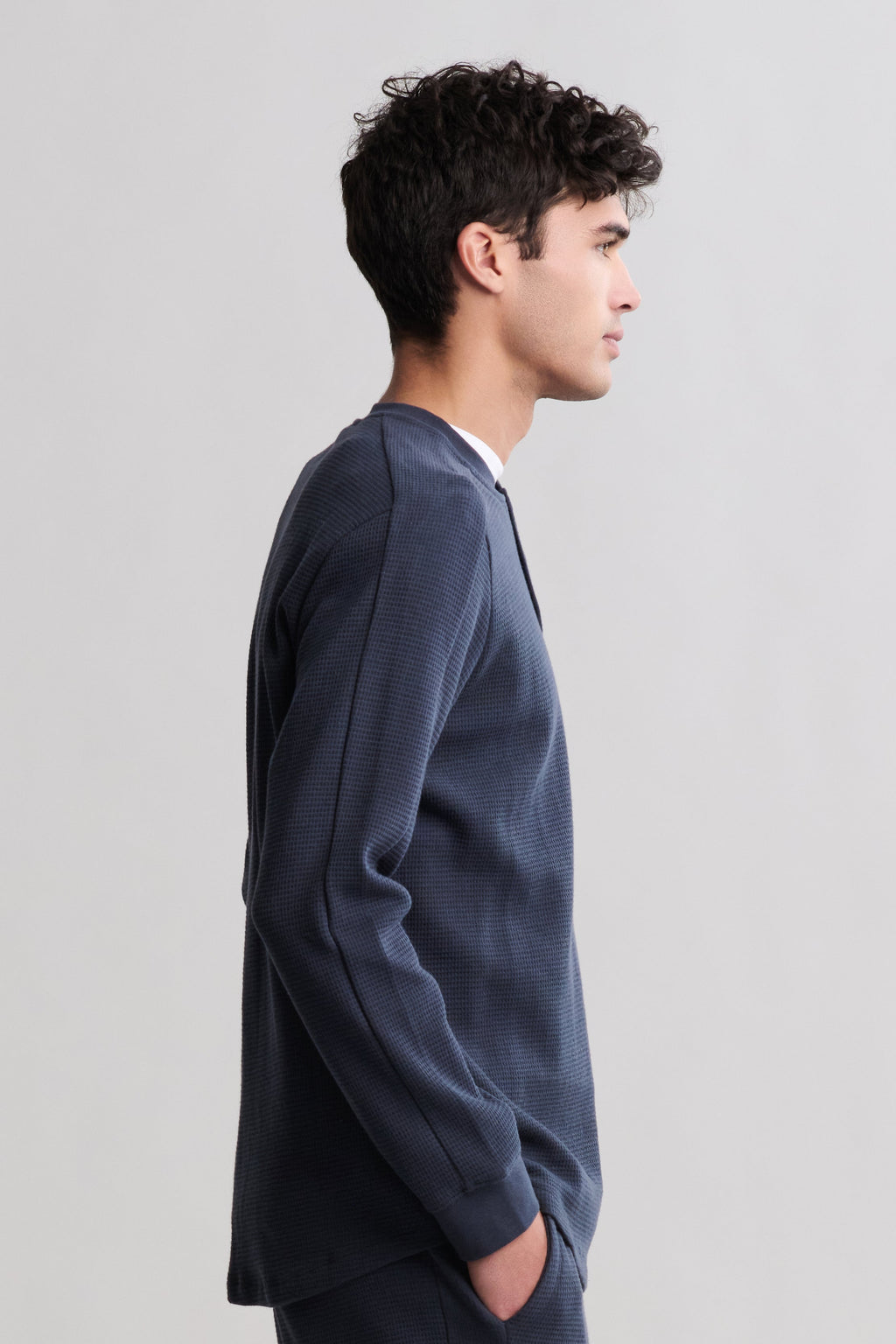 Waffle Thermal Henley