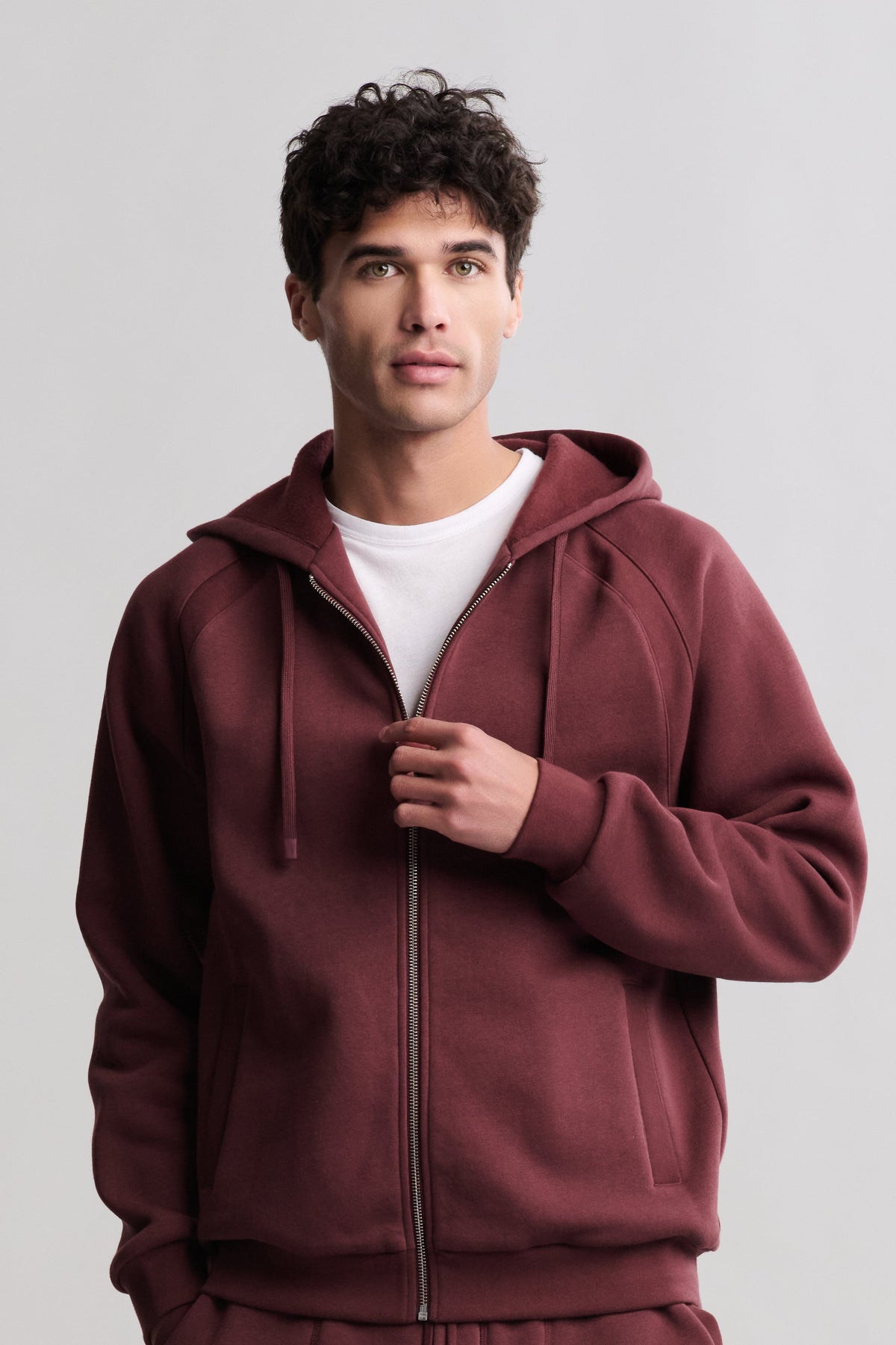 Fleece Zip Up Hoodie