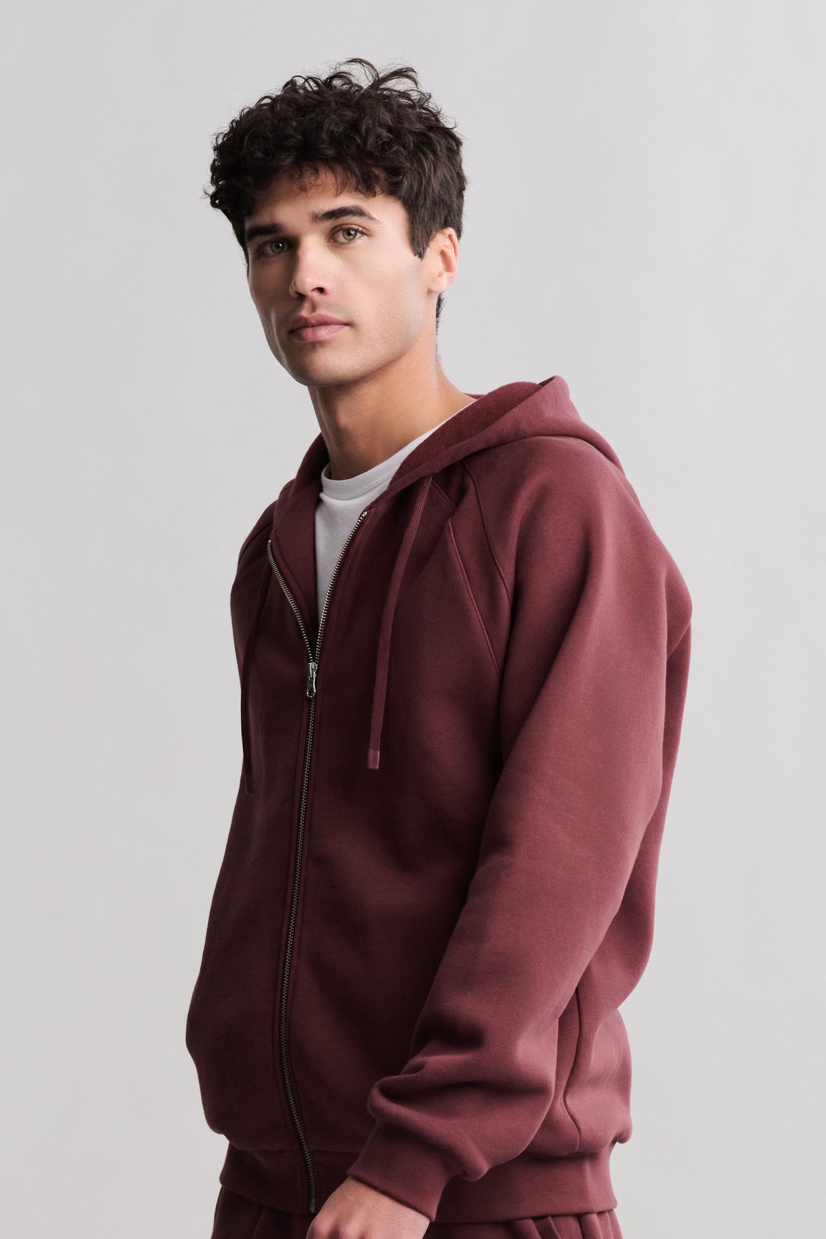 Fleece Zip Up Hoodie