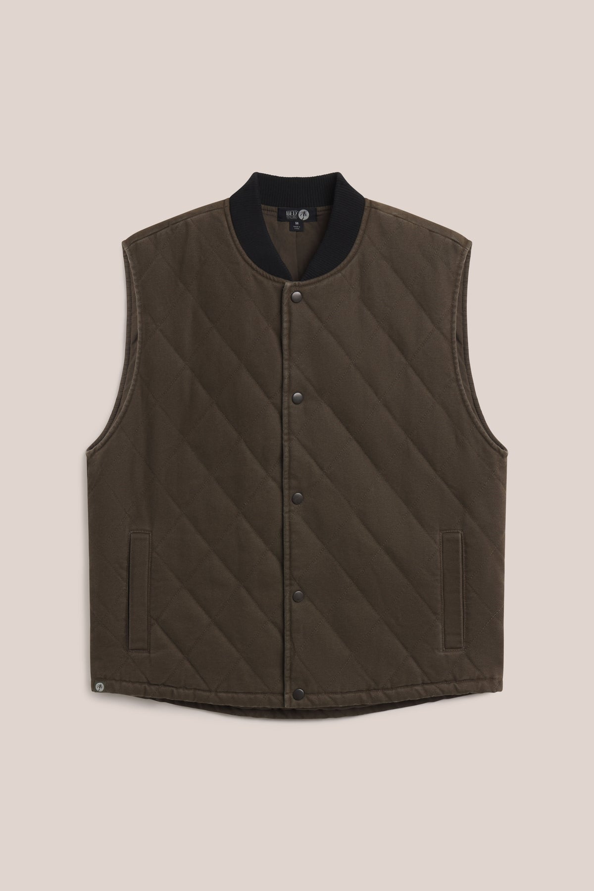 Cotton Canvas Twill Quilted Vest