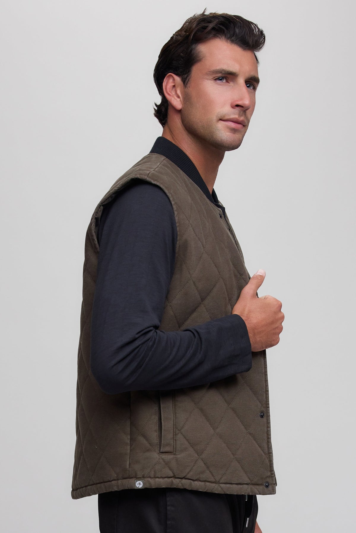 Cotton Canvas Twill Quilted Vest