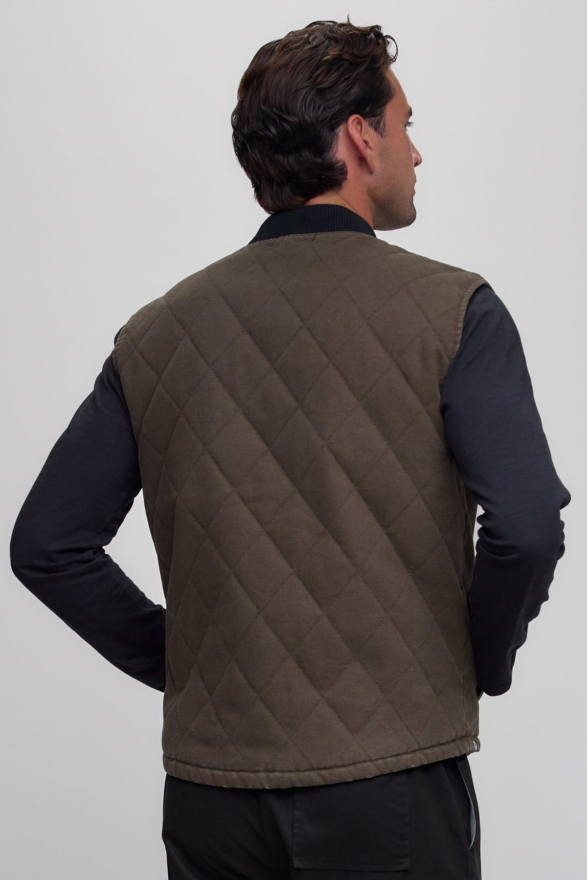 Cotton Canvas Twill Quilted Vest