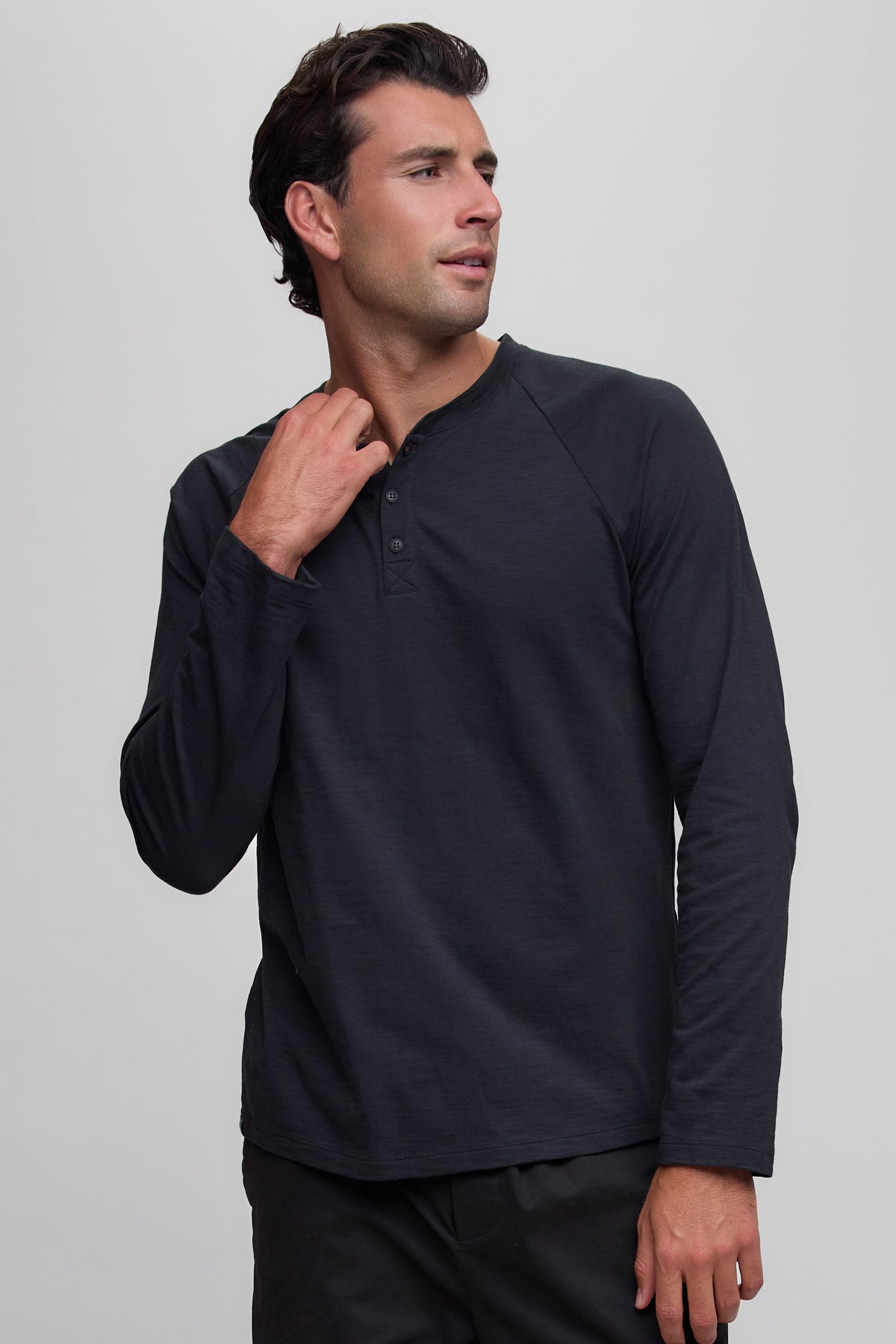 Slub Jersey Henley