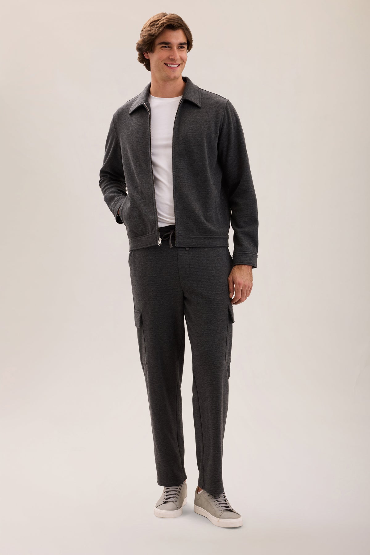 Double Face Heavy Knit Cargo Pant