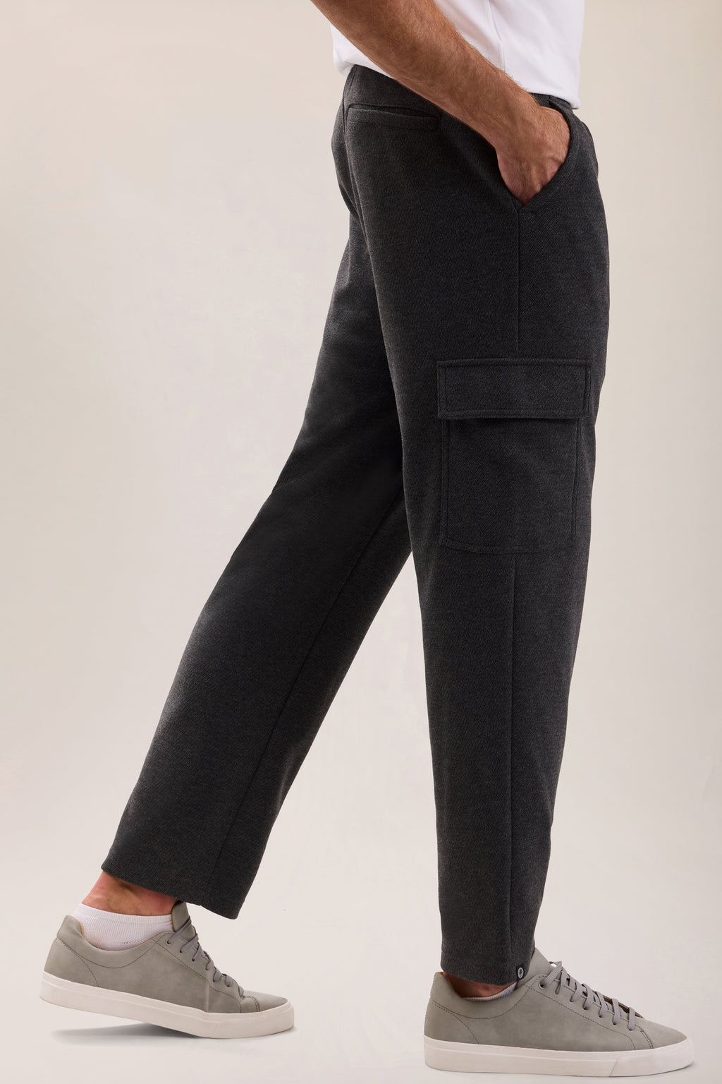 Double Face Heavy Knit Cargo Pant