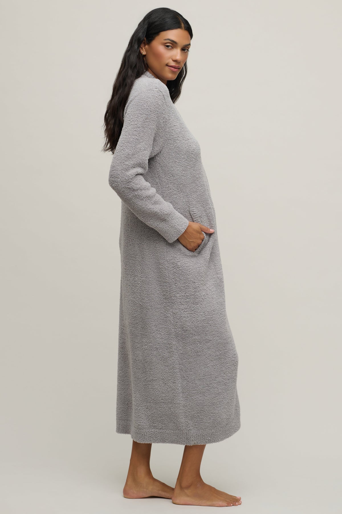 CozyChic® Full Zip V-neck Lounger