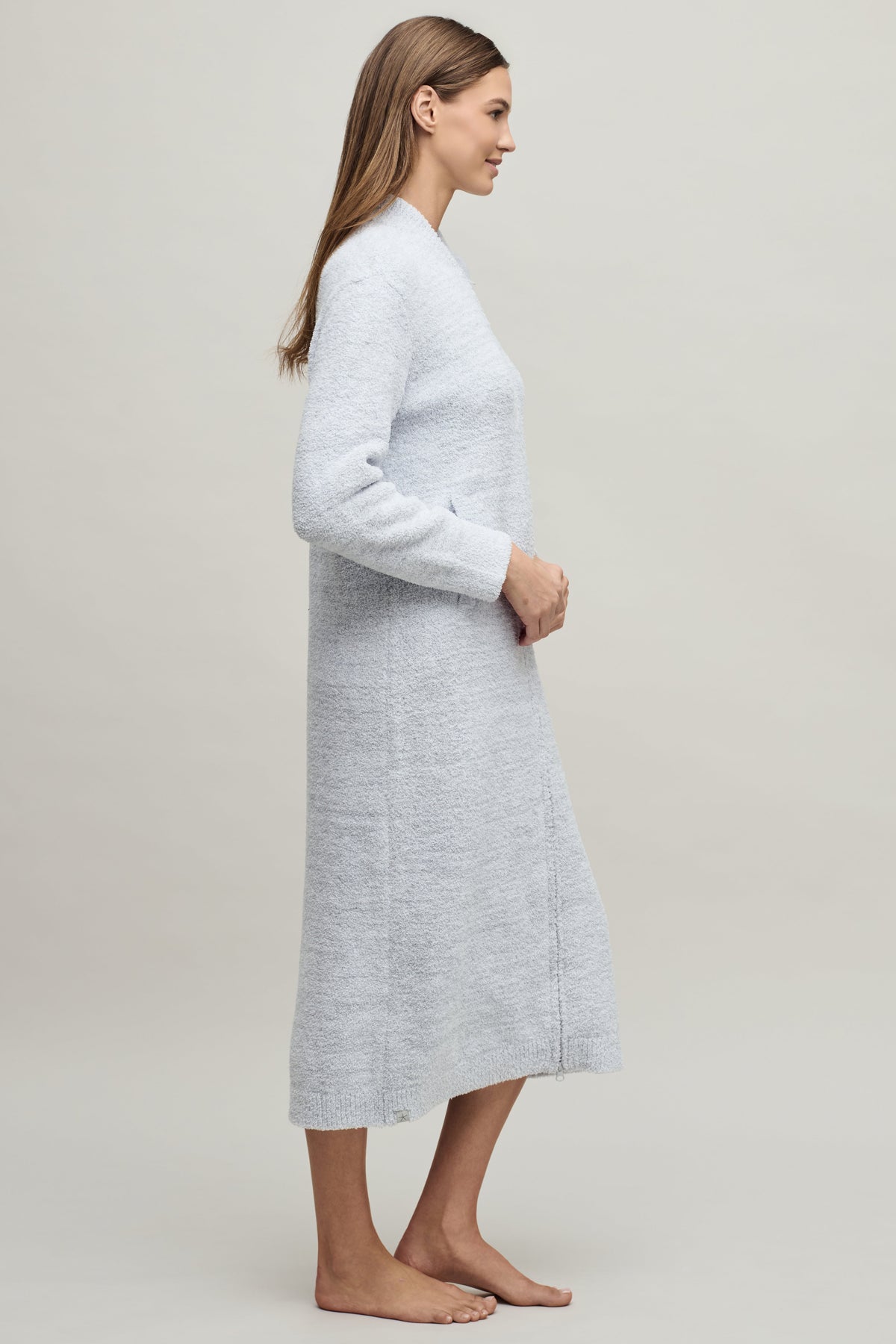 CozyChic® Full Zip V-neck Lounger