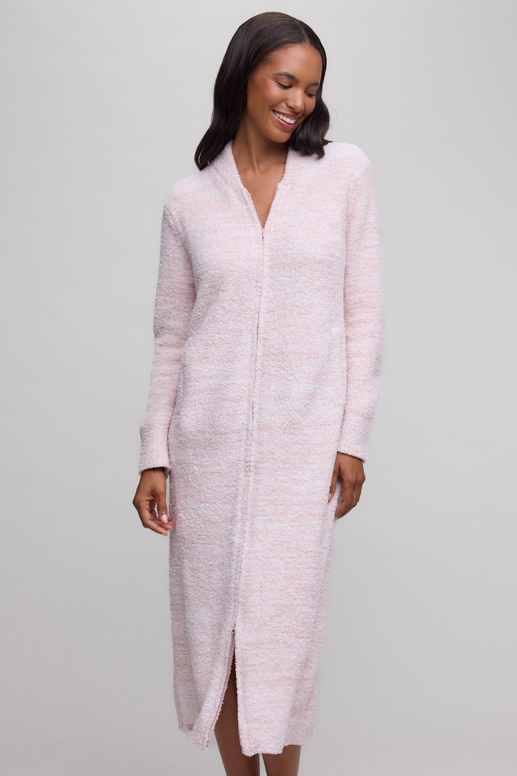 CozyChic® Full Zip V-neck Lounger