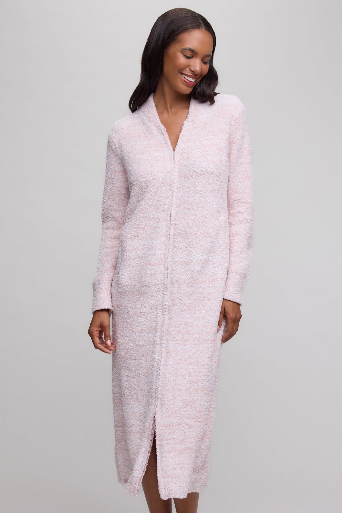 CozyChic® Full Zip V-neck Lounger
