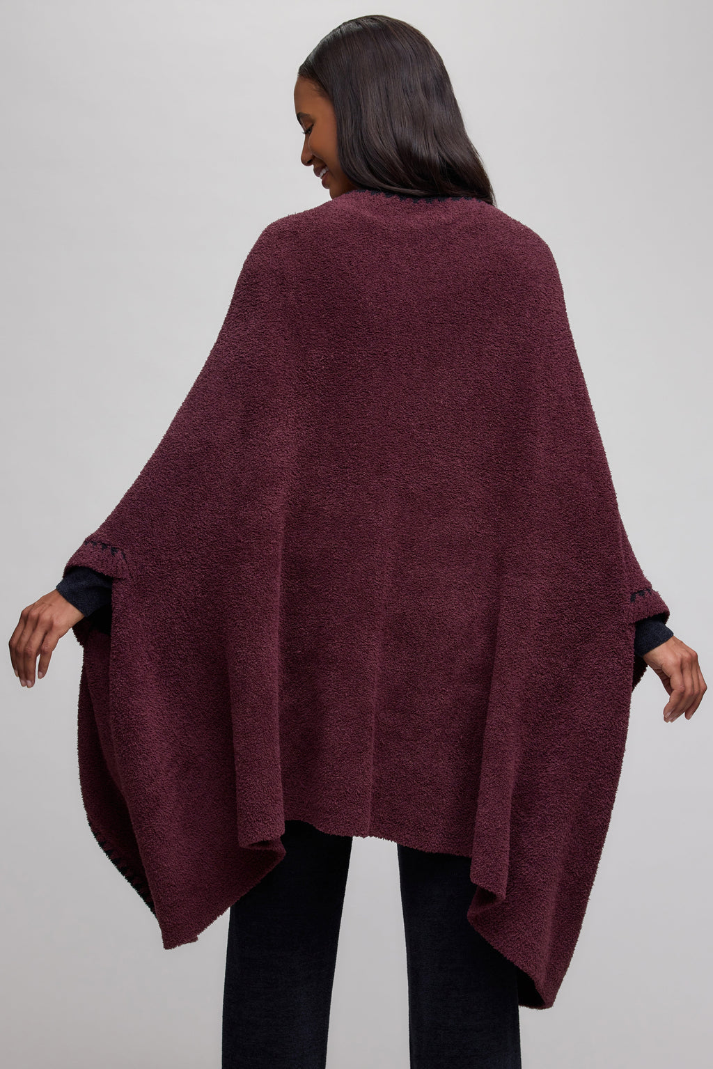 CozyChic® Blanket Stitch Wrap