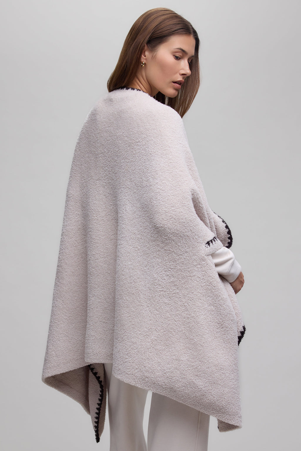CozyChic® Blanket Stitch Wrap