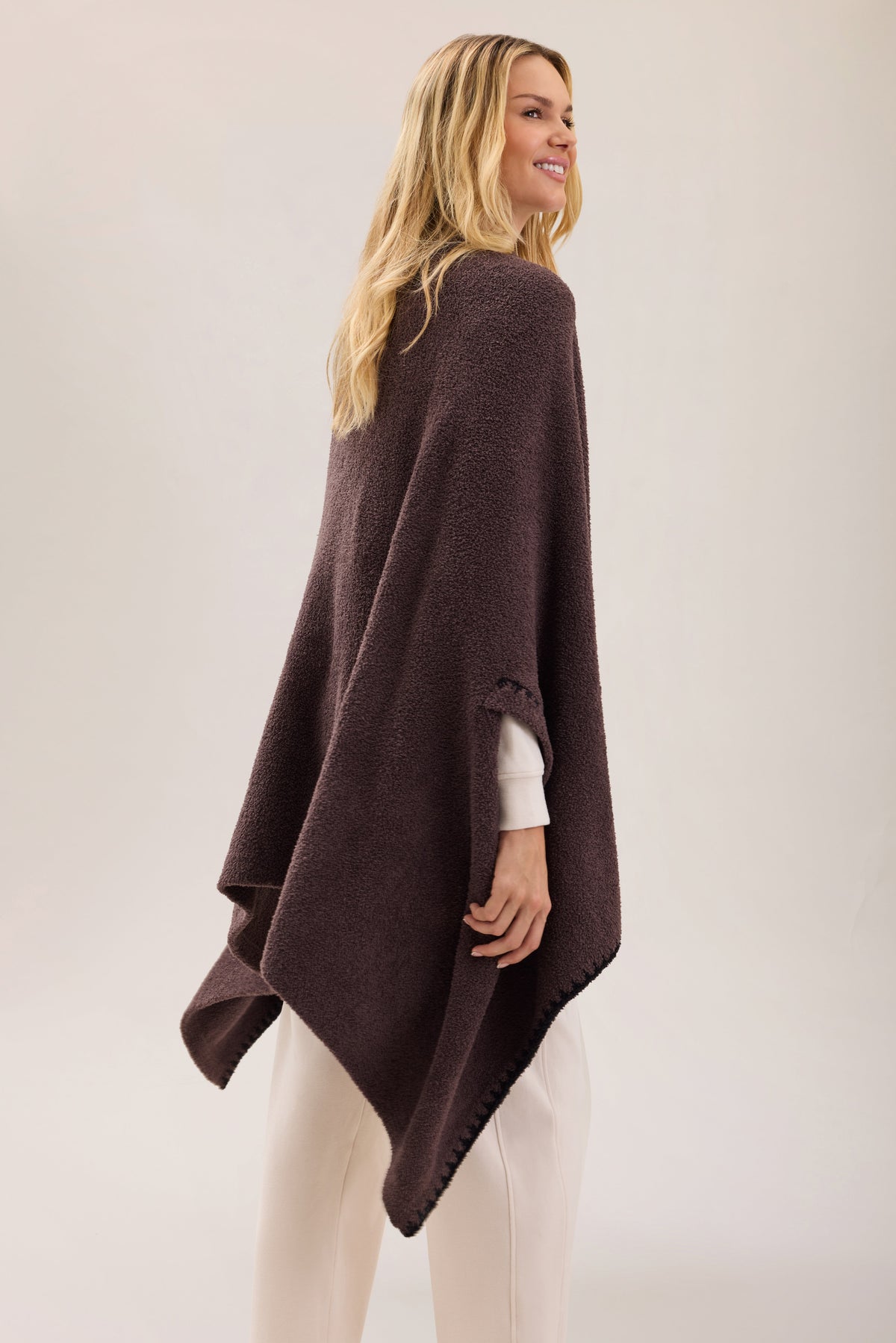 CozyChic® Blanket Stitch Wrap