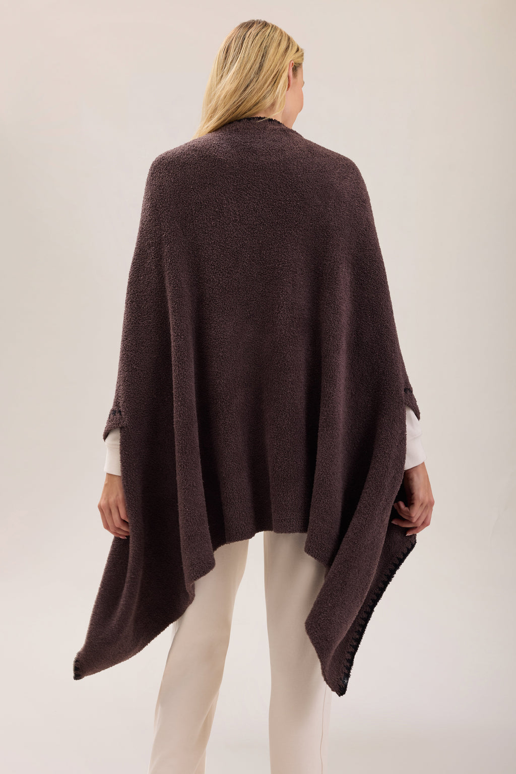 CozyChic® Blanket Stitch Wrap