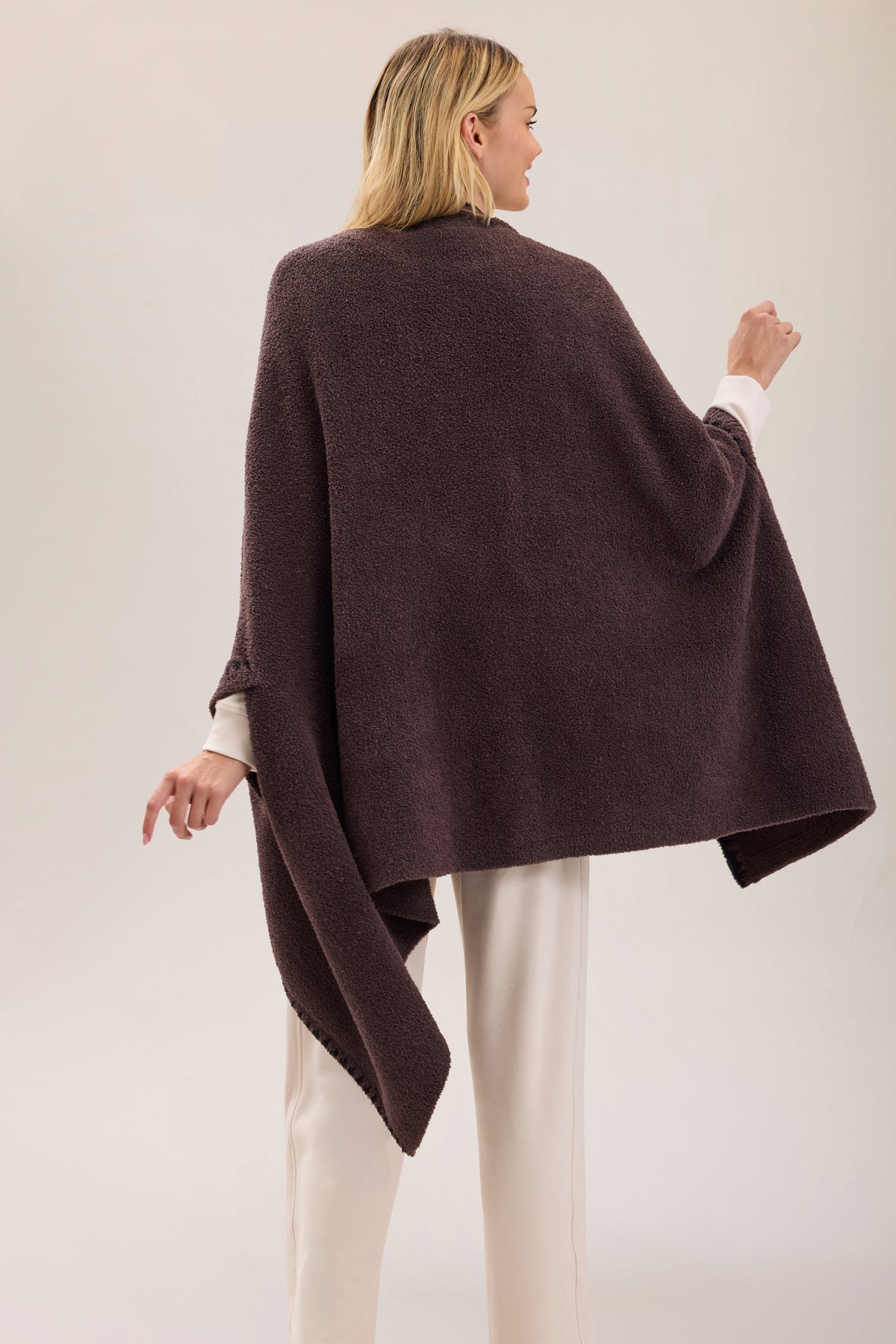 CozyChic® Blanket Stitch Wrap