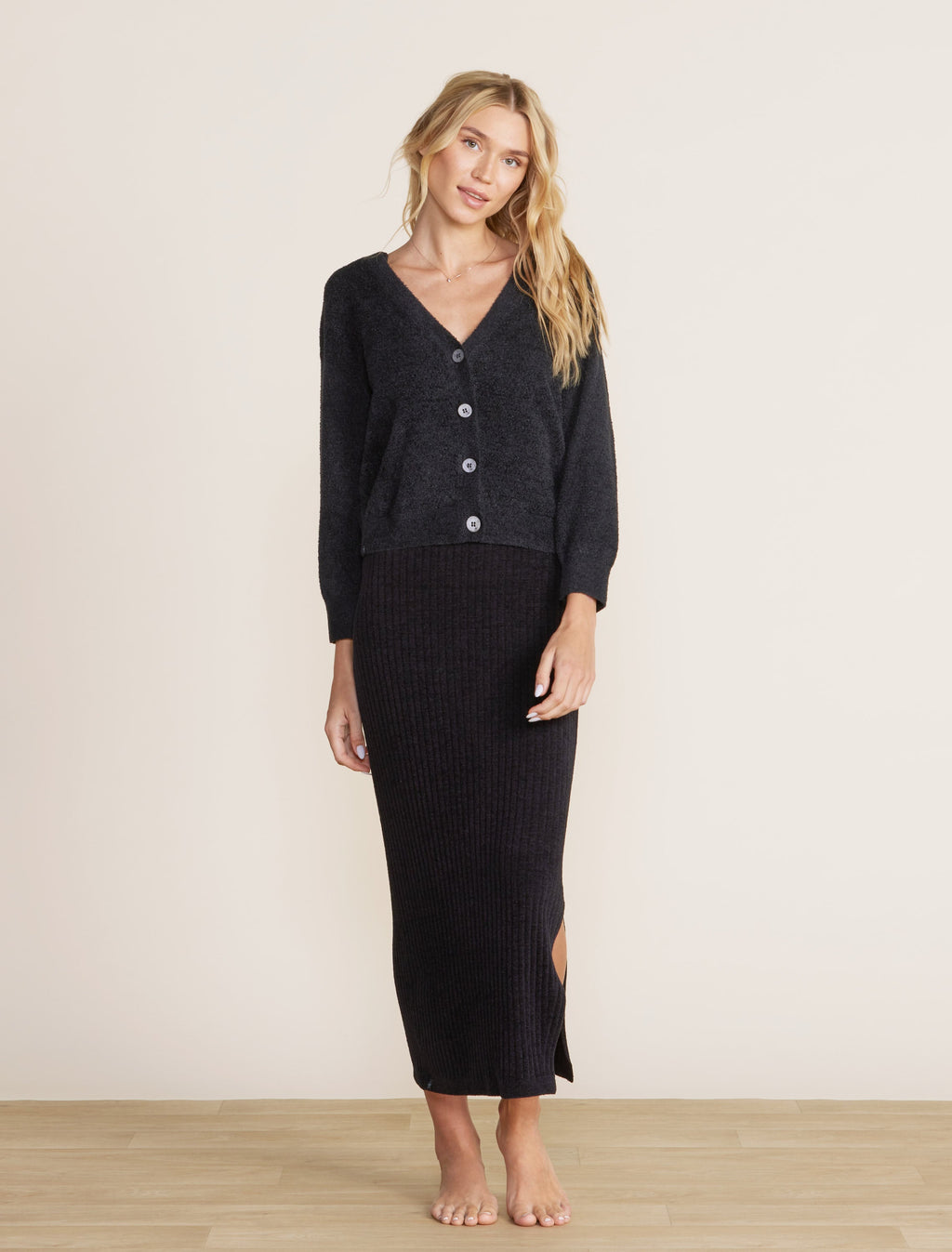 CozyChic Lite® Diamond Pointelle Cardigan