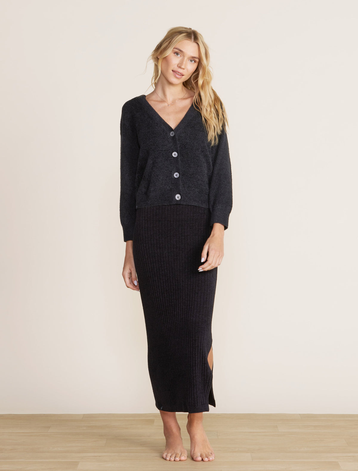 CozyChic Lite® Diamond Pointelle Cardigan