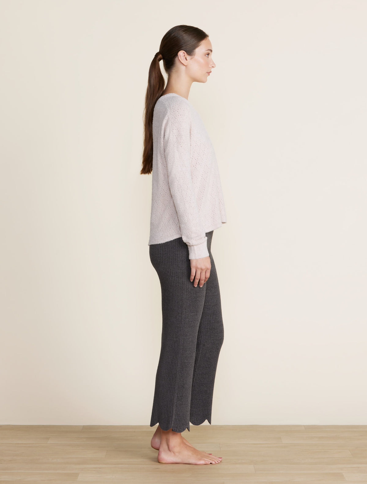 CozyChic Lite® Diamond Pointelle Cardigan