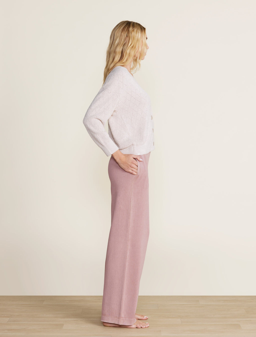 CozyChic Lite® Diamond Pointelle Pullover