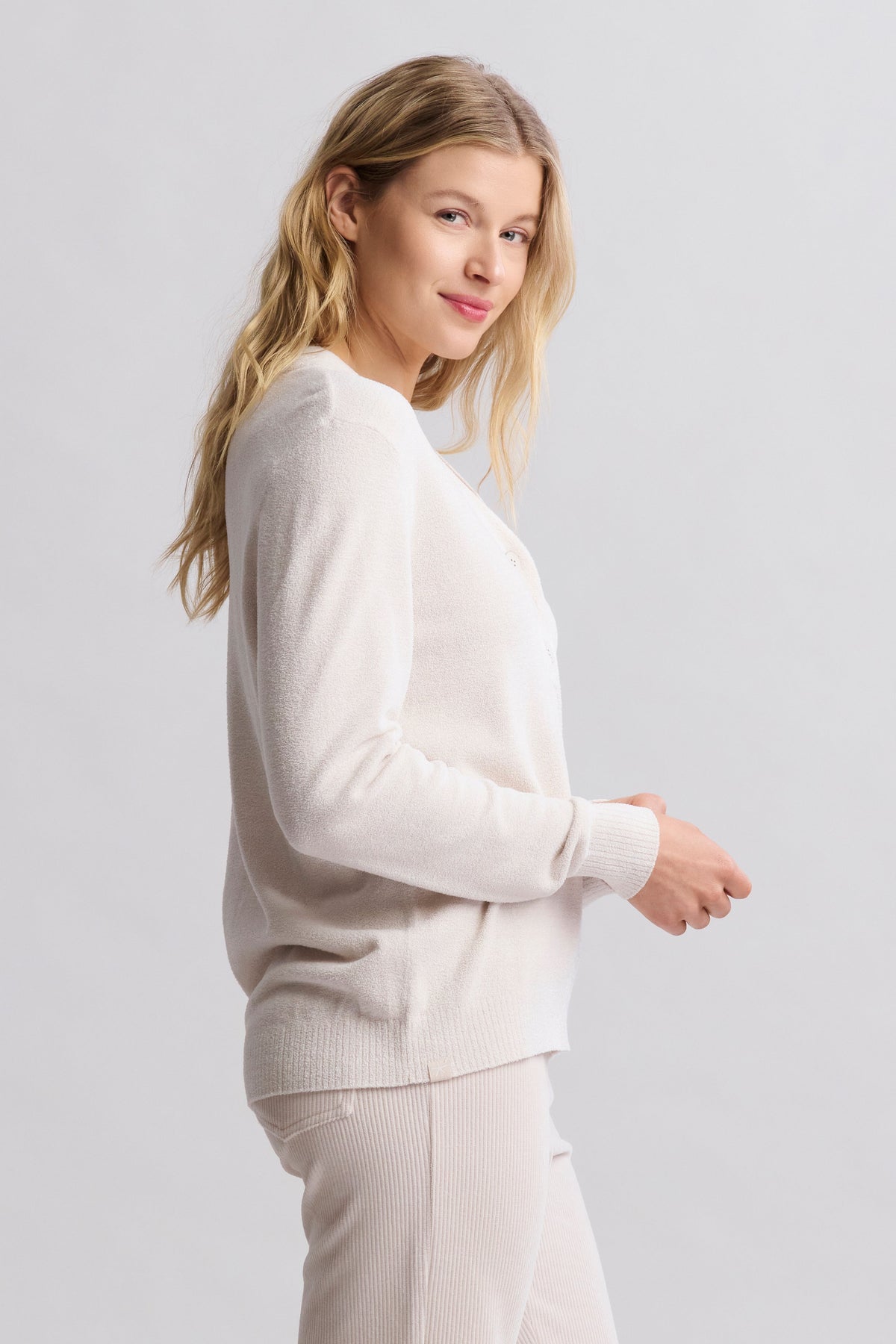 CozyChic Ultra Lite® Rib Back Placket Henley