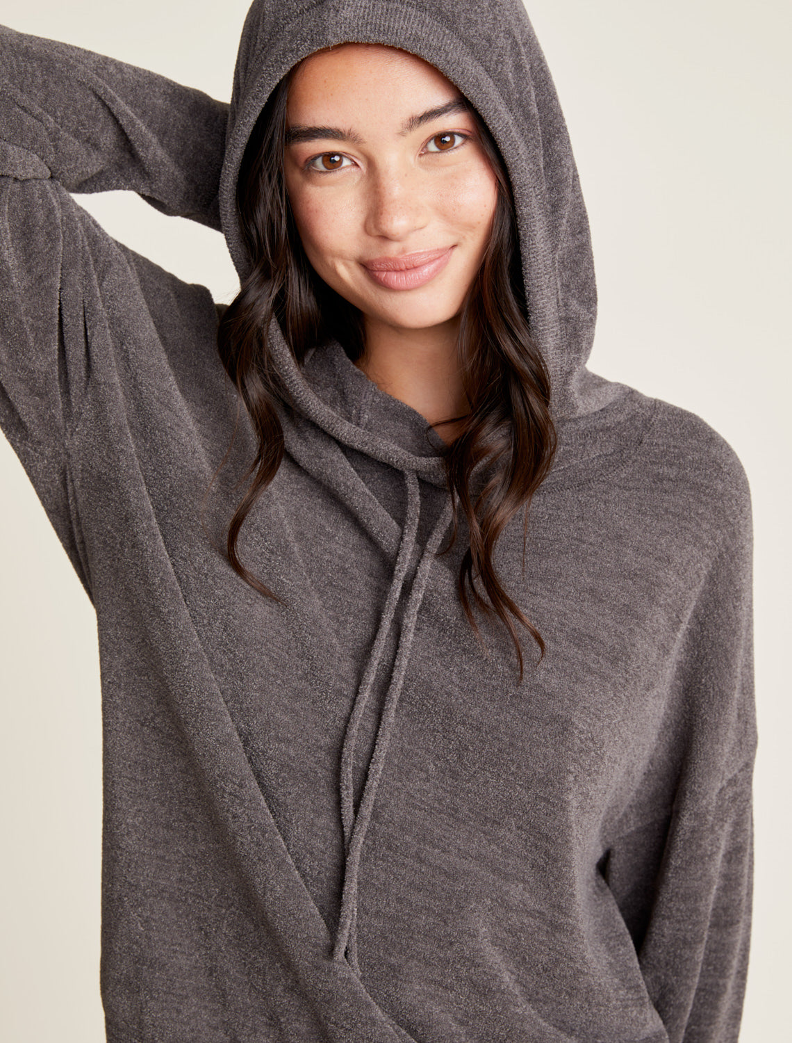 CozyChic Ultra Lite® Funnel Neck Hooded Pullover