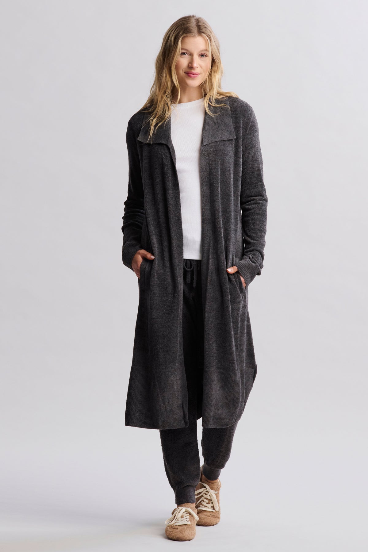 CozyChic Ultra Lite® Wide Collar Long Cardigan
