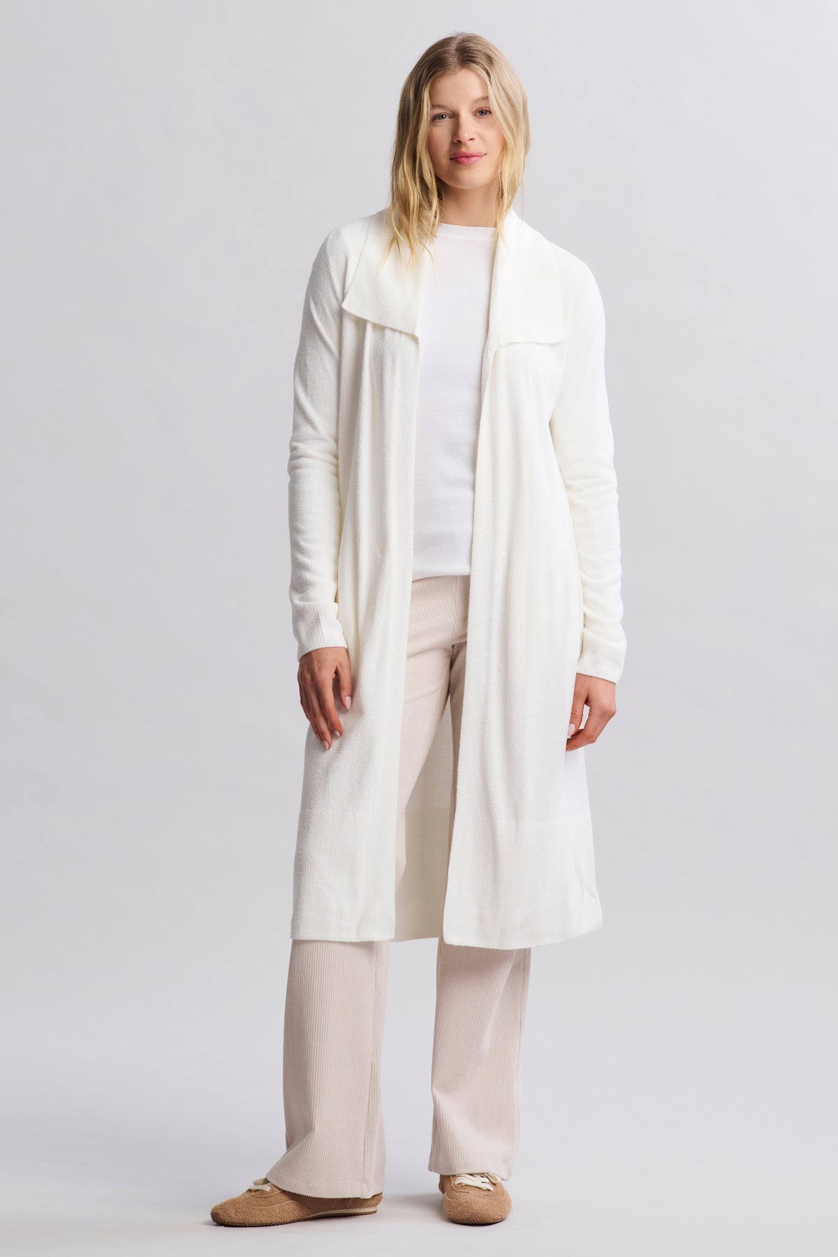 CozyChic Ultra Lite® Wide Collar Long Cardigan
