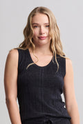CozyChic Ultra Lite® Cable Knit Tank