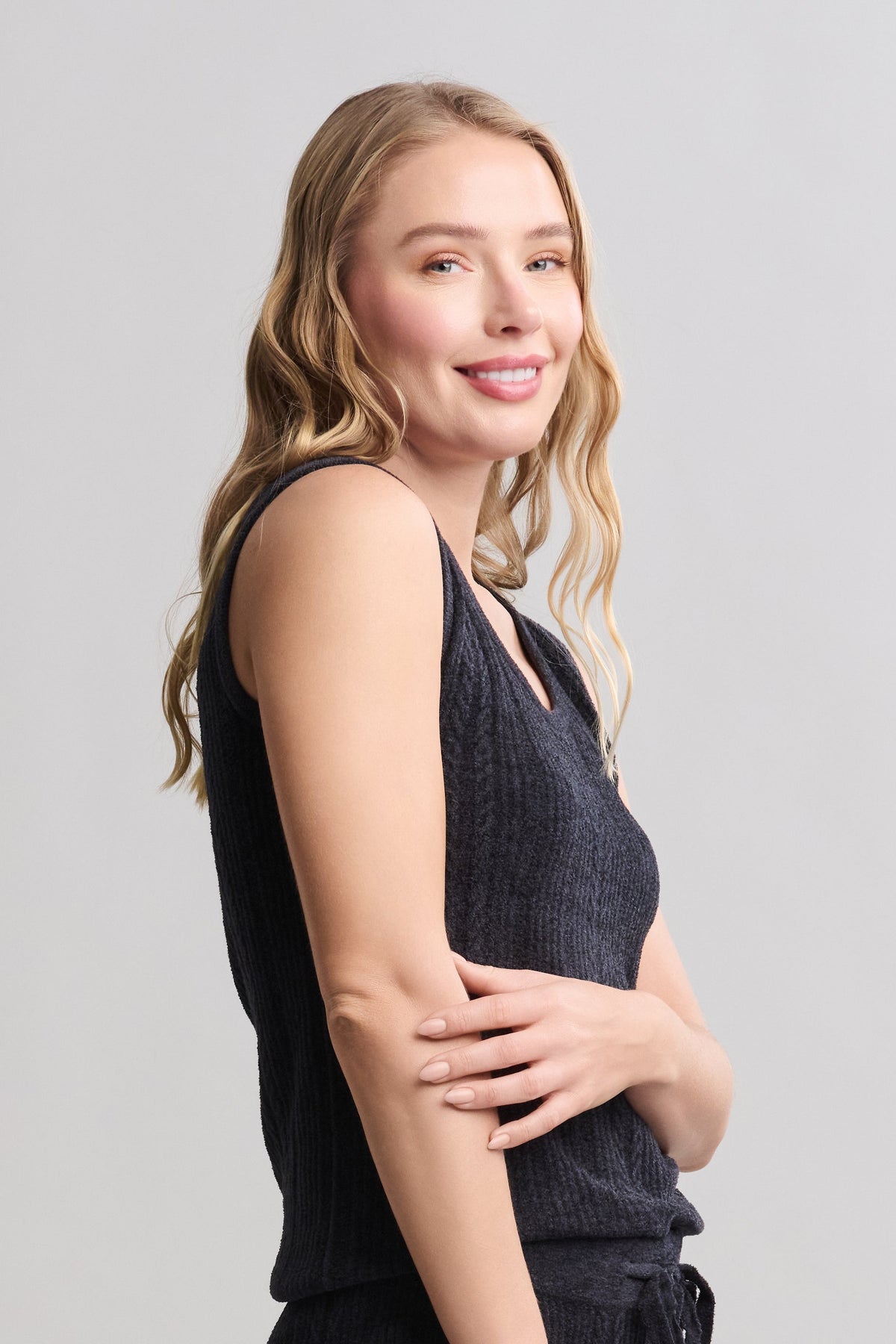 CozyChic Ultra Lite® Cable Knit Tank