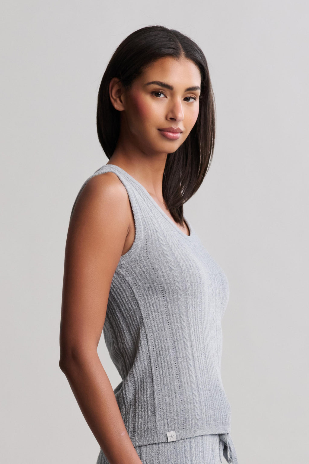 CozyChic Ultra Lite® Cable Knit Tank