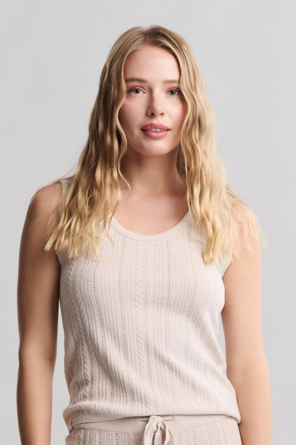 CozyChic Ultra Lite® Cable Knit Tank