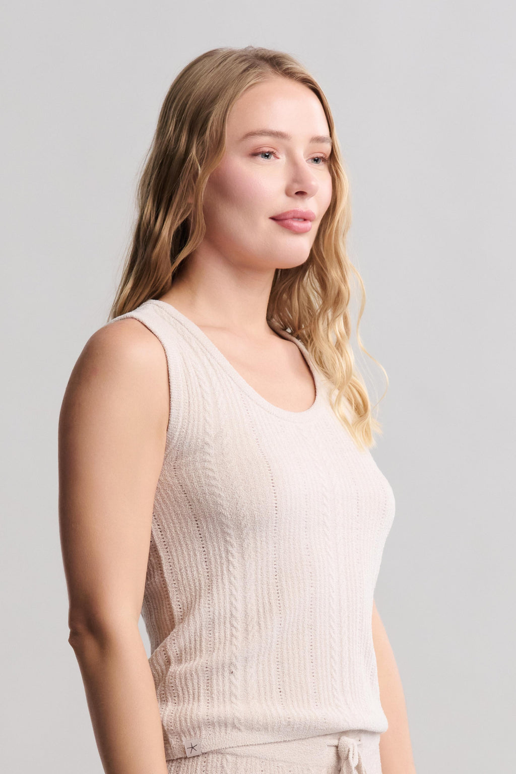 CozyChic Ultra Lite® Cable Knit Tank