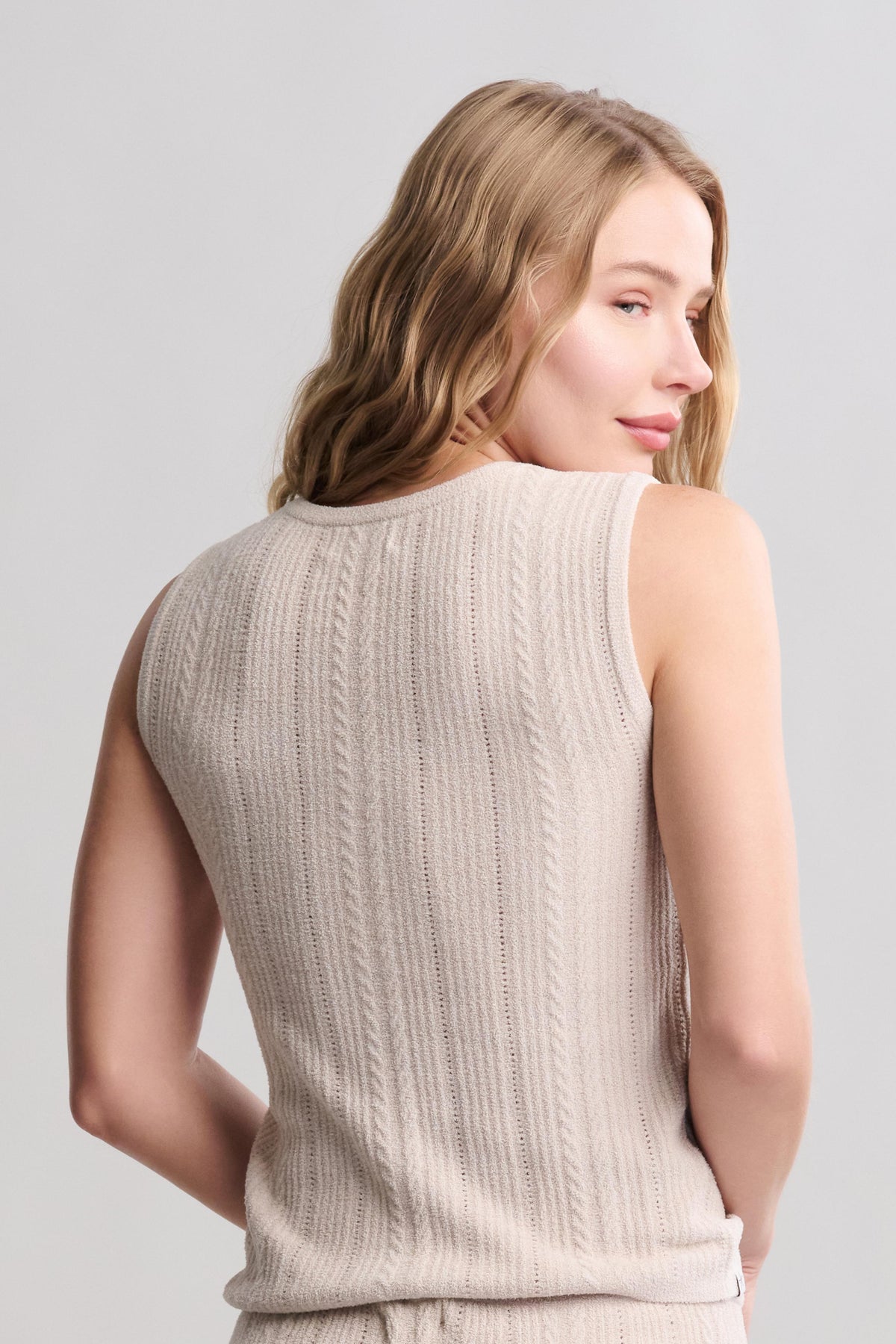 CozyChic Ultra Lite® Cable Knit Tank