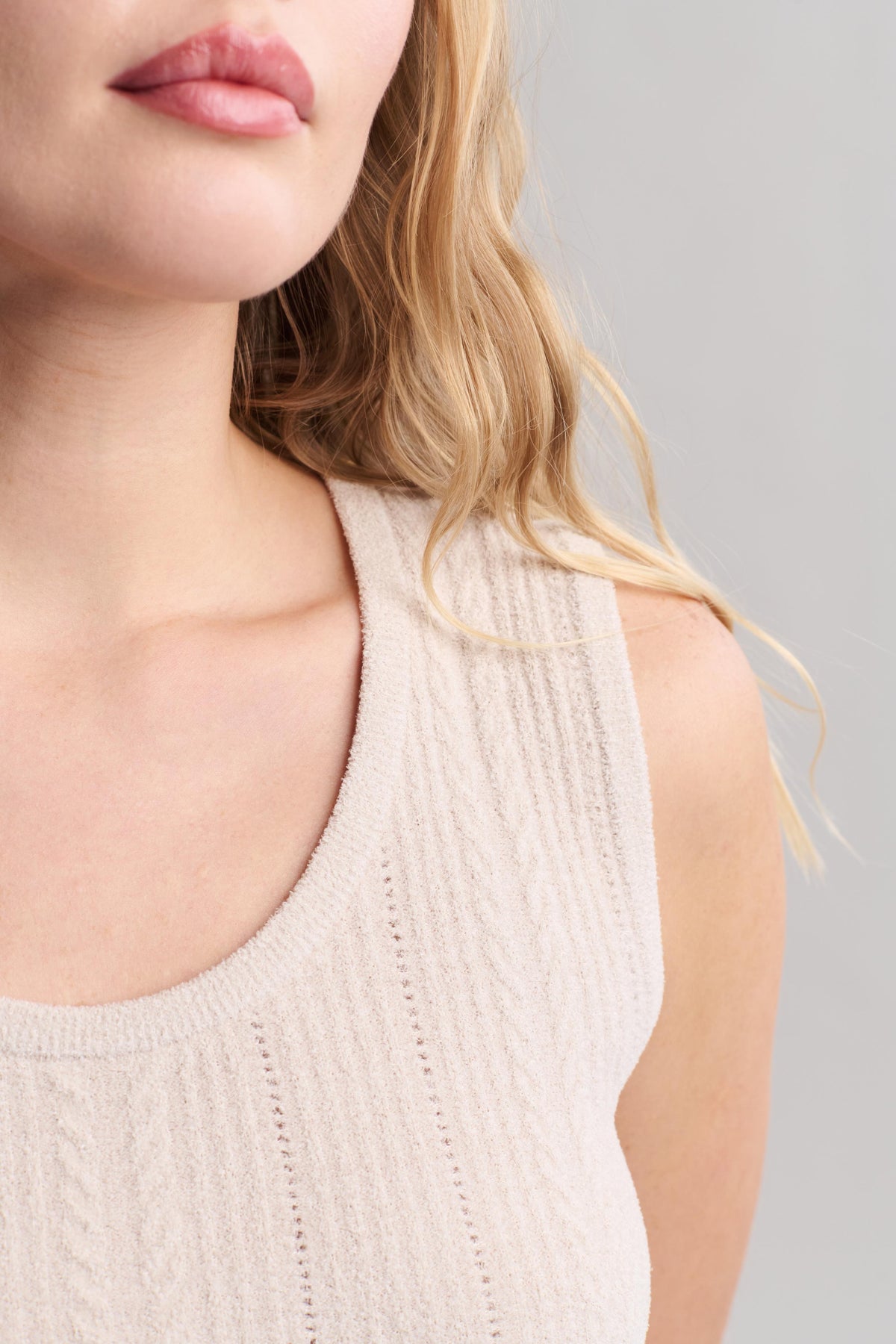CozyChic Ultra Lite® Cable Knit Tank