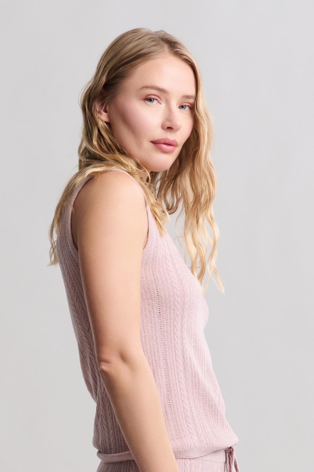 CozyChic Ultra Lite® Cable Knit Tank