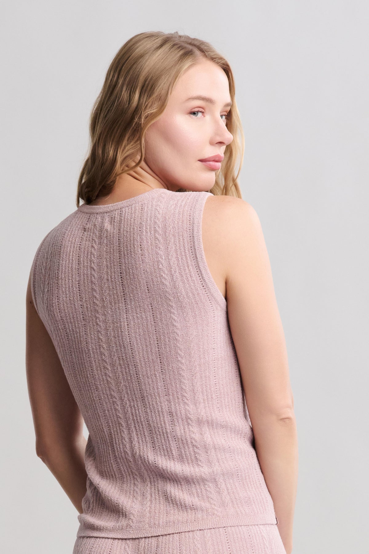 CozyChic Ultra Lite® Cable Knit Tank
