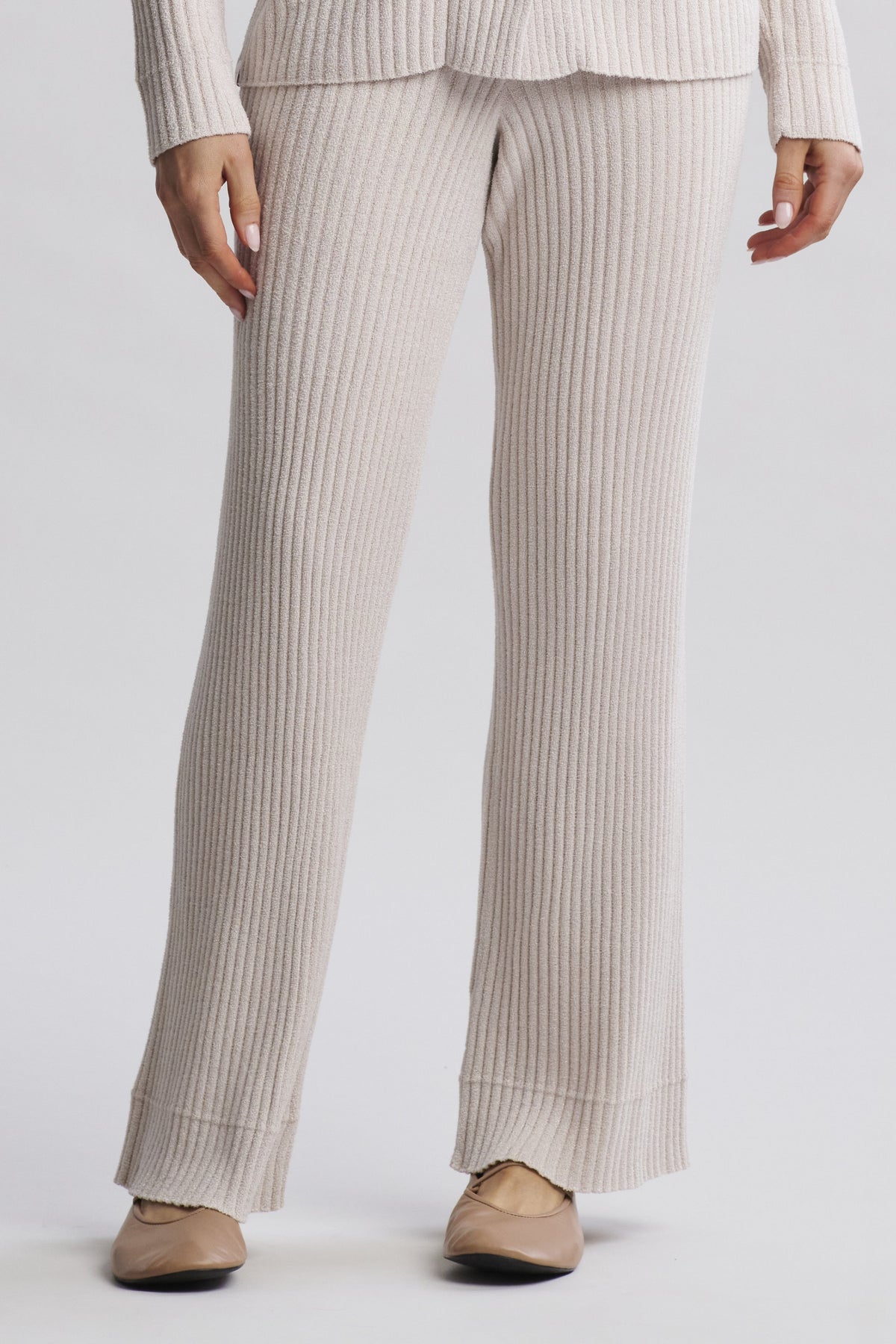 CozyChic Ultra Lite® Lurex Rib Wide Leg Pant