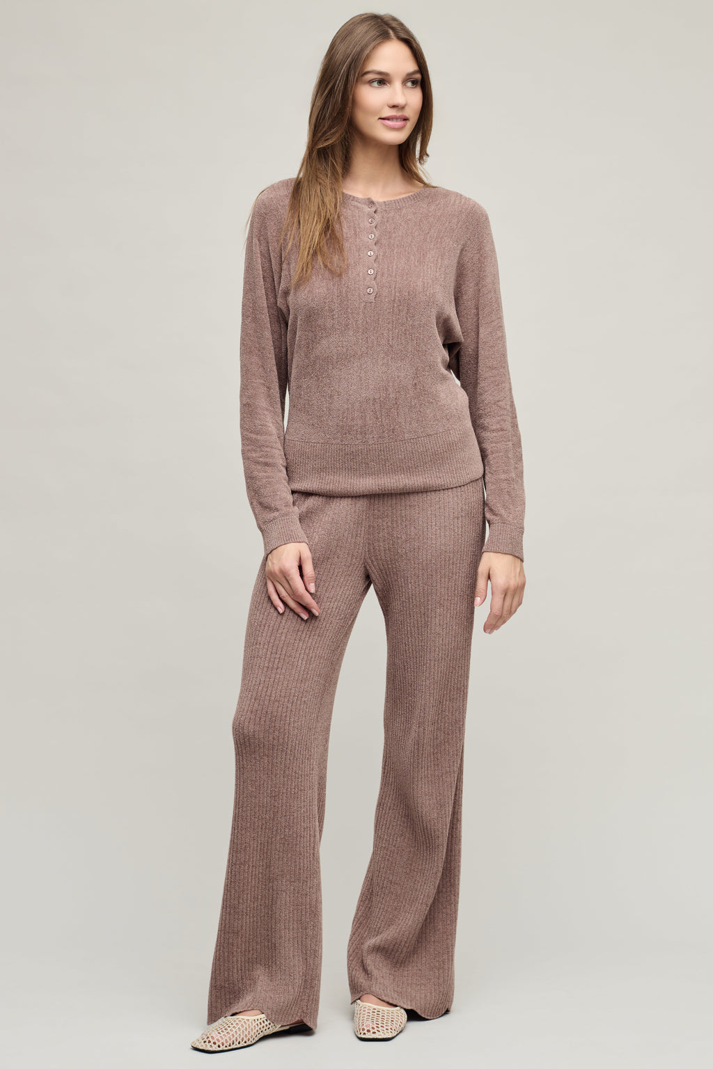CozyChic Ultra Lite® Scallop Dolman Henley