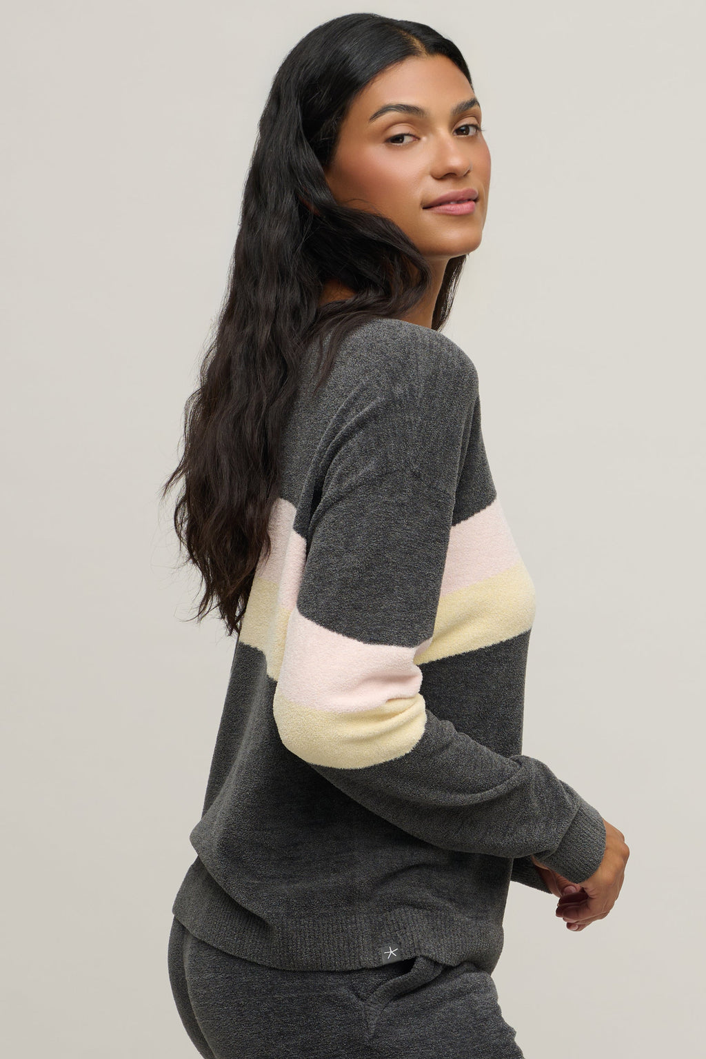 CozyChic Ultra Lite® Wavy Colorblock Pullover