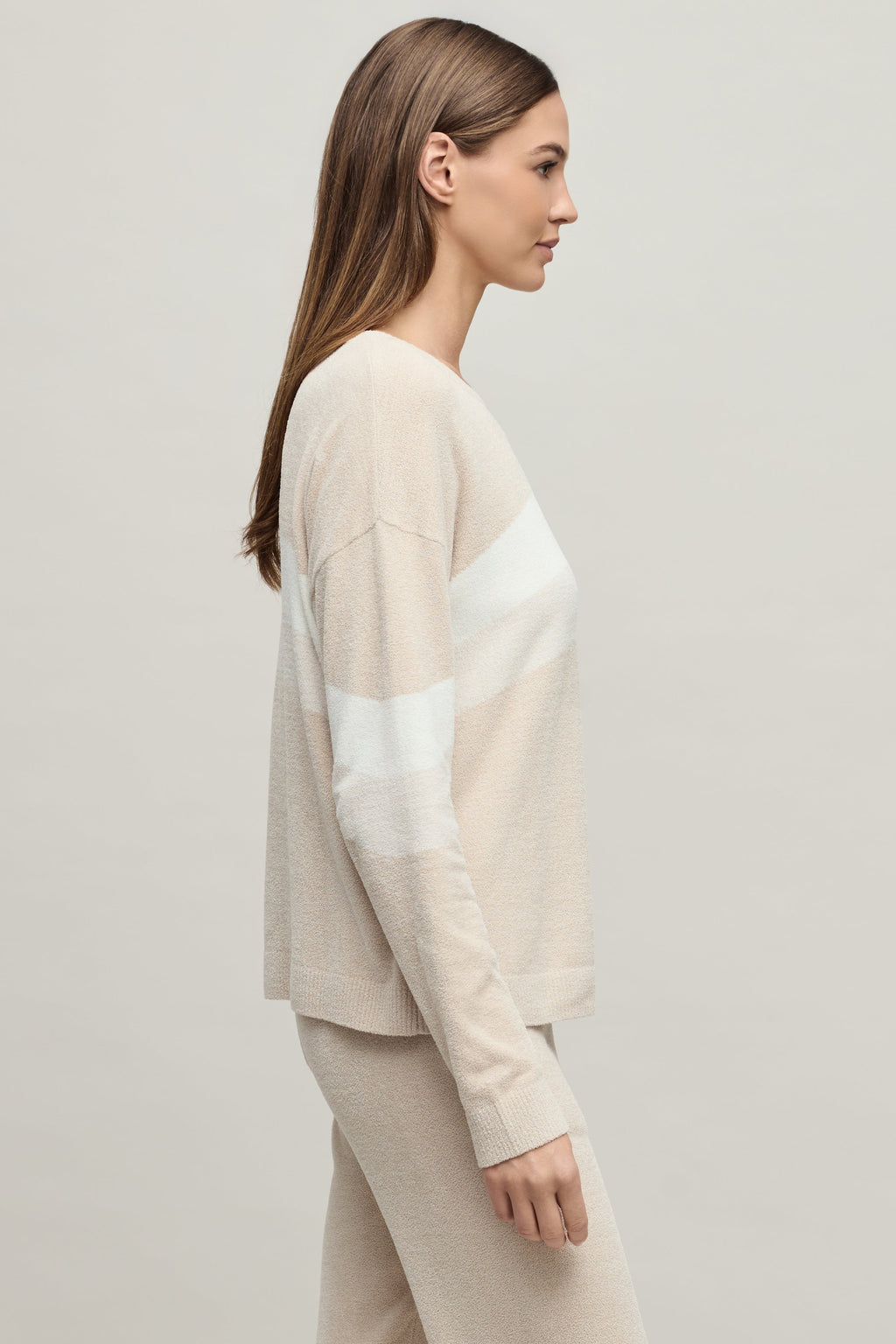CozyChic Ultra Lite® Wavy Colorblock Pullover