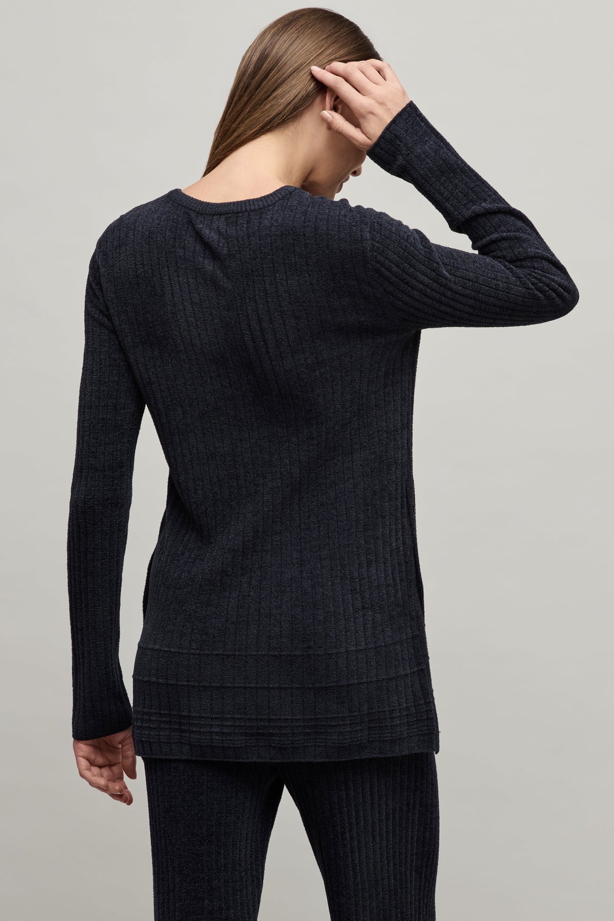 CozyChic Ultra Lite® Textured Rib Pullover with Buttons