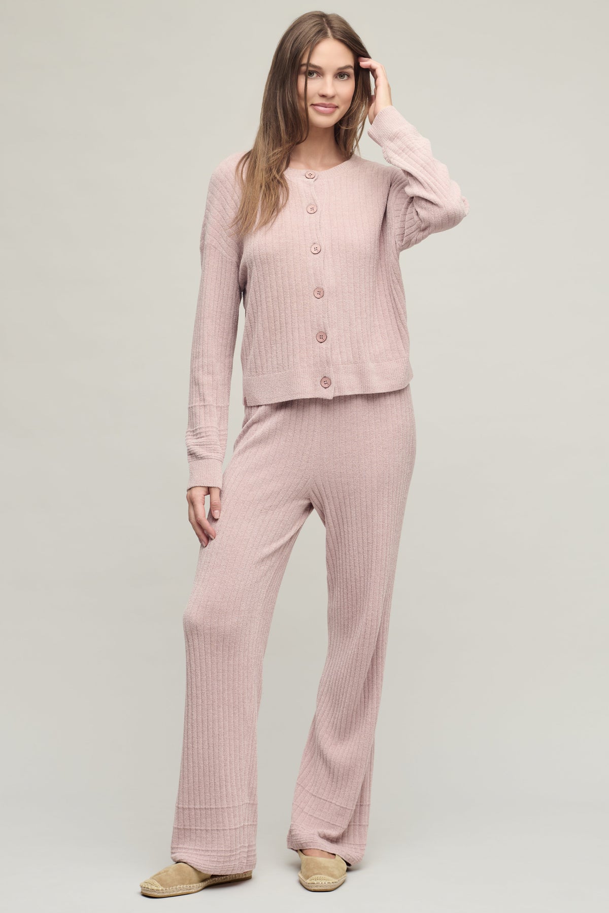 CozyChic Ultra Lite® Textured Rib Cardigan