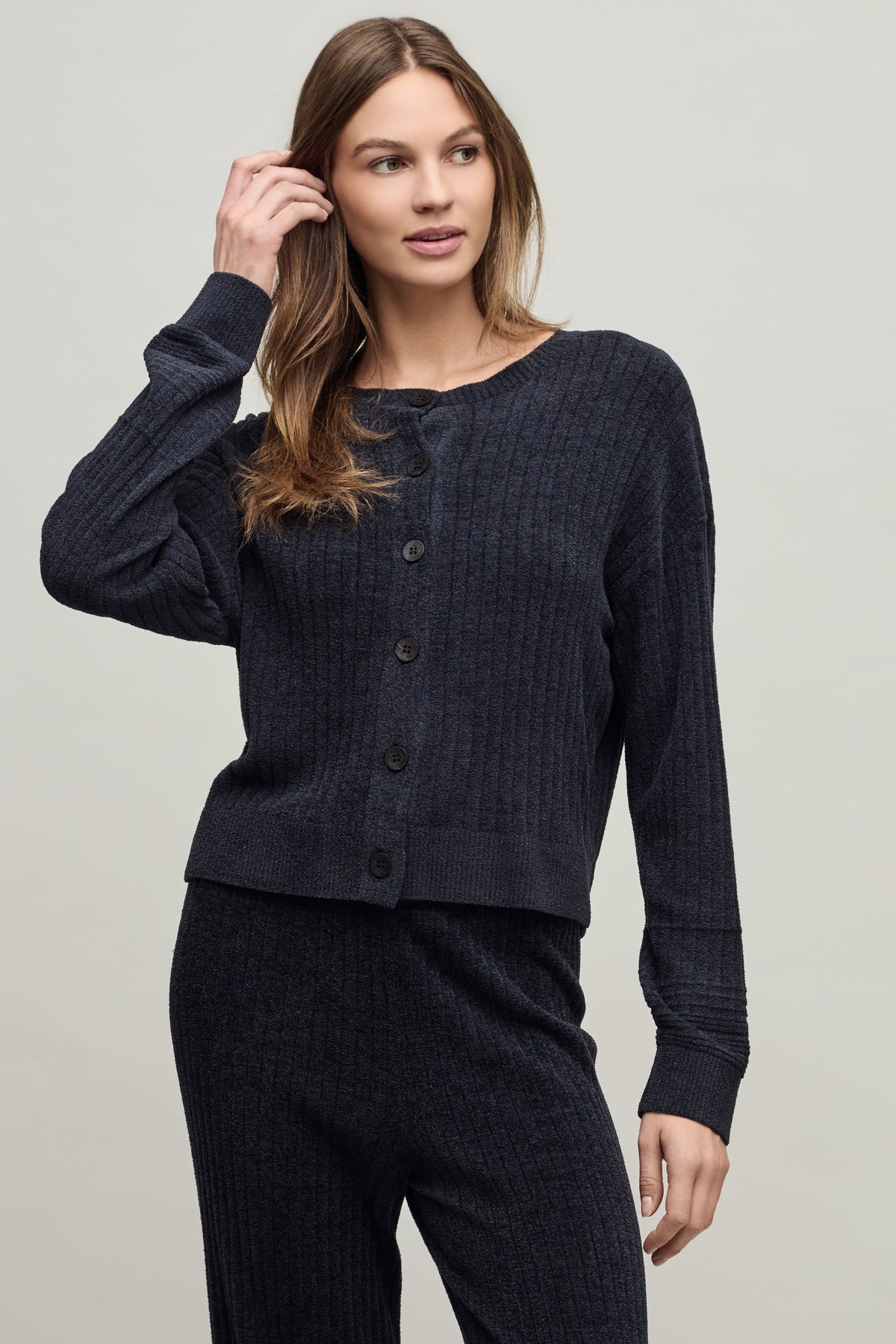 CozyChic Ultra Lite® Textured Rib Cardigan