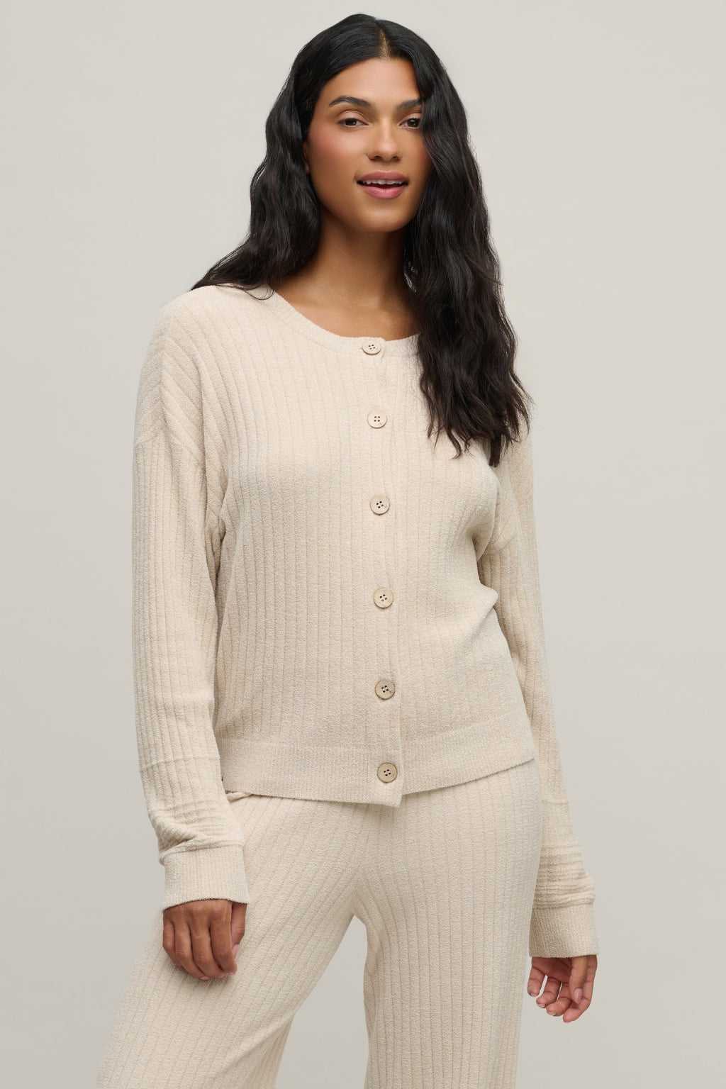 CozyChic Ultra Lite® Textured Rib Cardigan