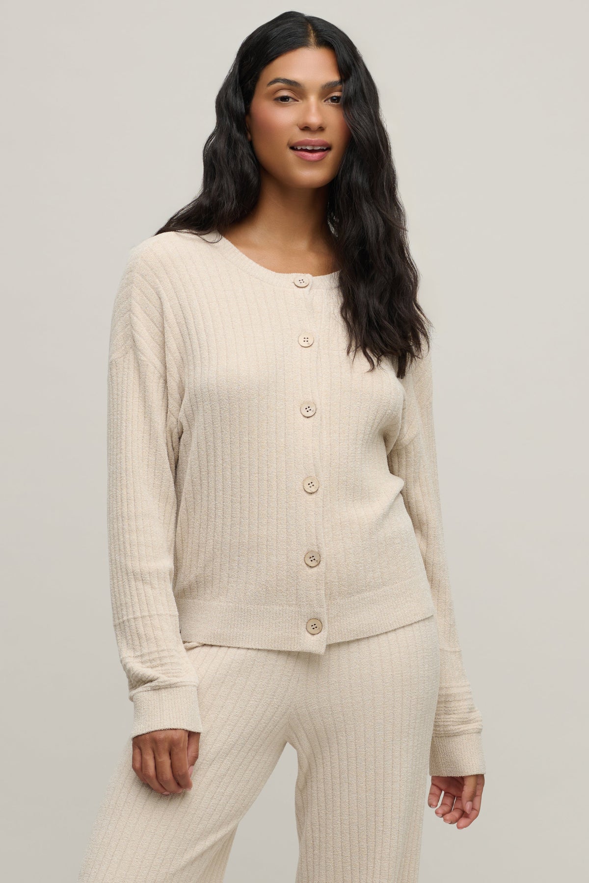 CozyChic Ultra Lite® Textured Rib Cardigan