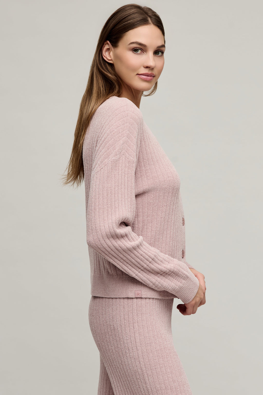 CozyChic Ultra Lite® Textured Rib Cardigan