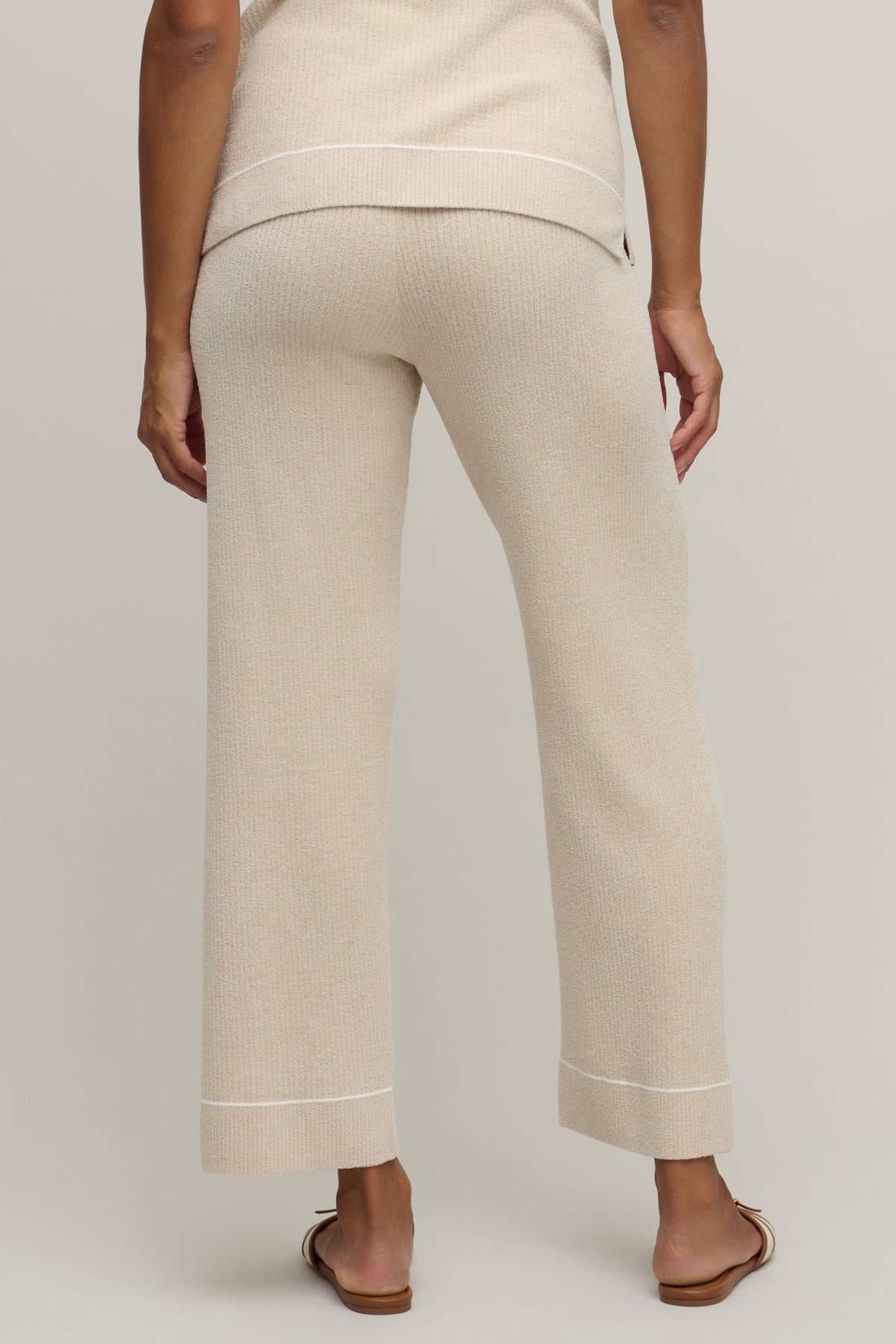 CozyChic Ultra Lite® Contrast Stripe Rib Ankle Pant