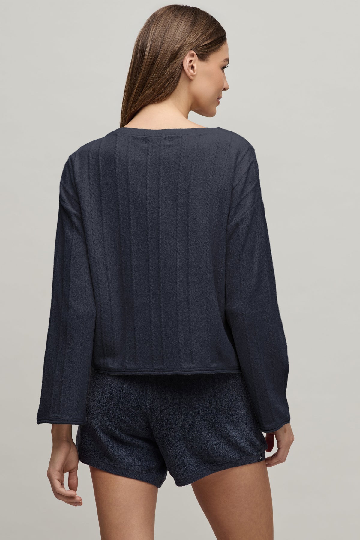 CozyChic Ultra Lite® Rope Stitch Boatneck Pullover