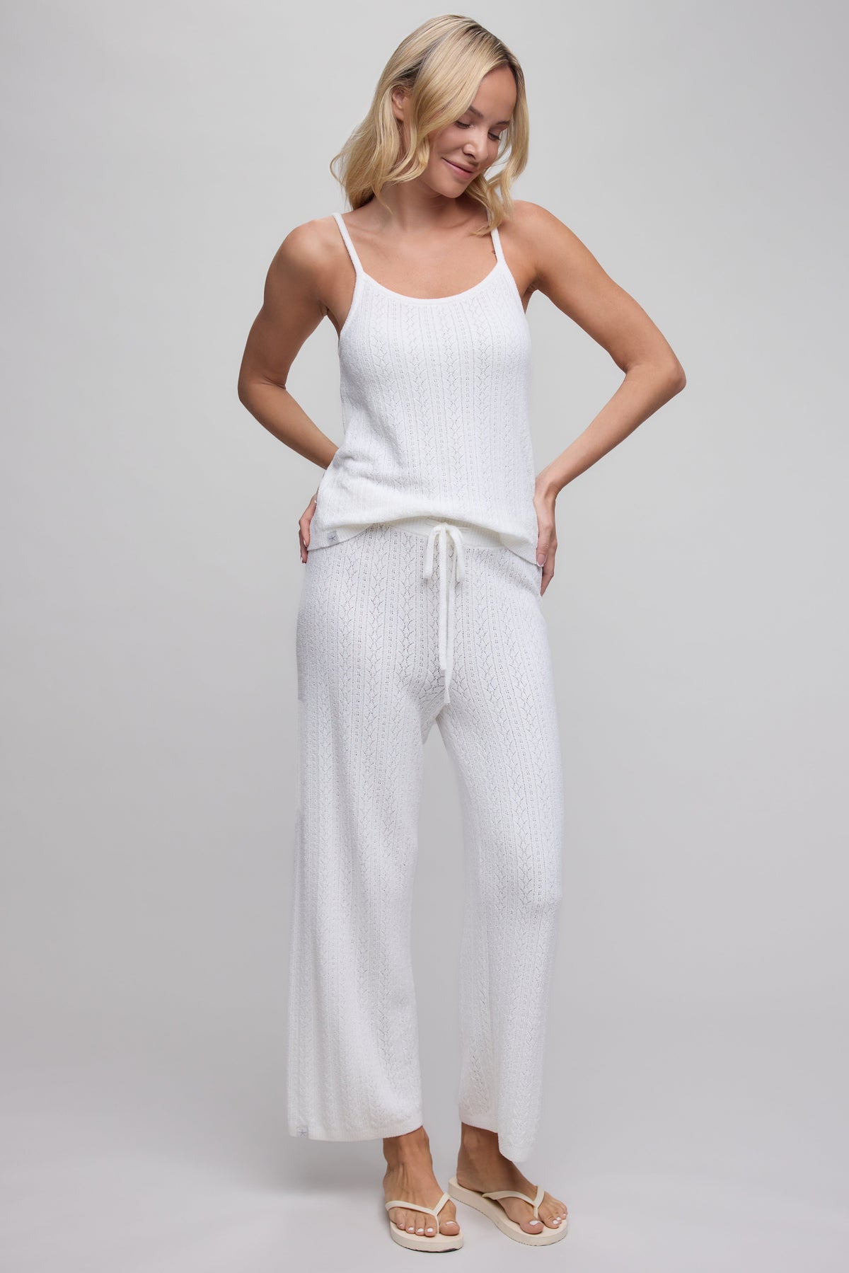 CozyChic Ultra Lite® Pointelle Crop Pant