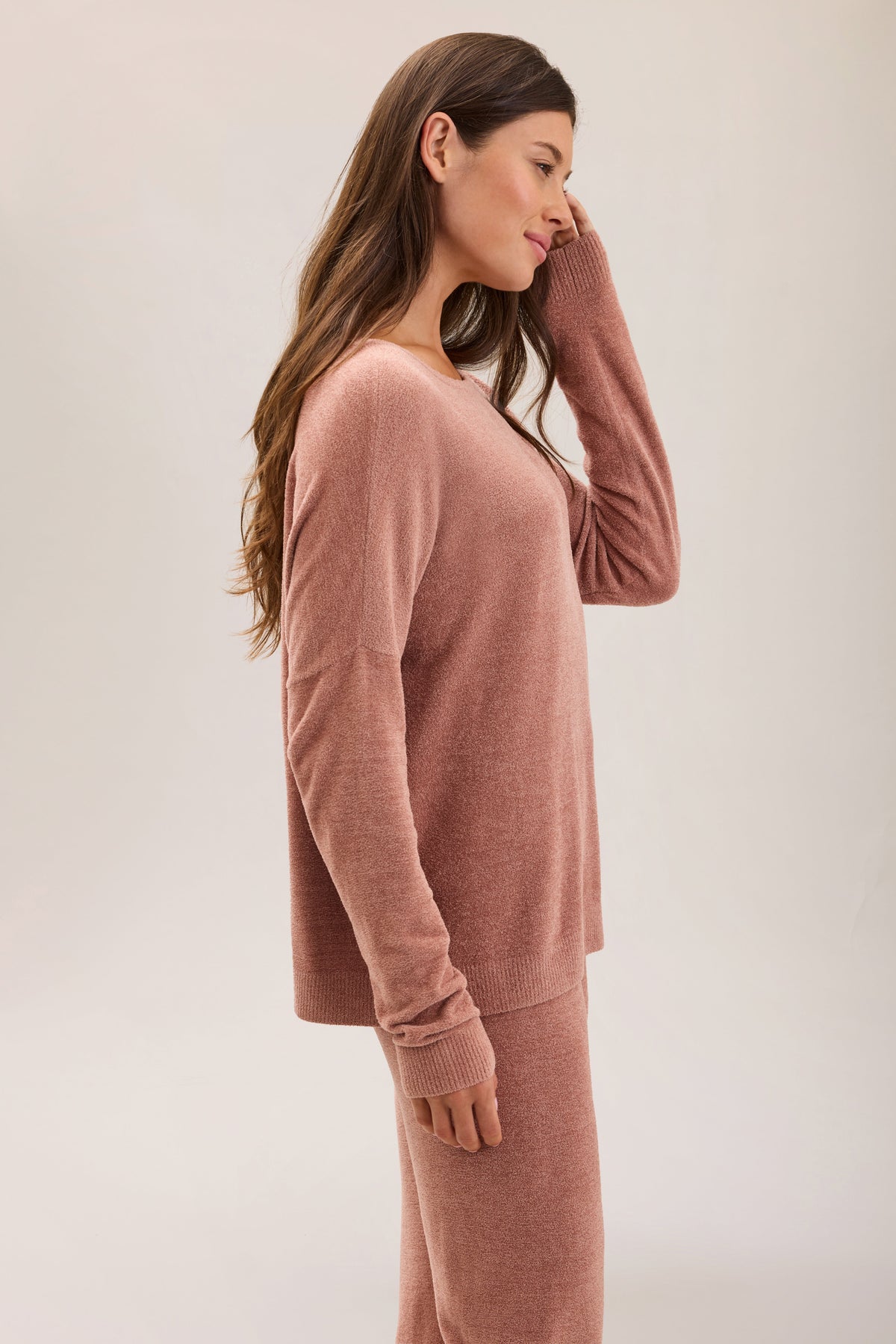 CozyChic Ultra Lite® Scallop Neck Slouchy Pullover